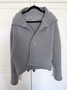 Issey Miyake puffed textured jacket